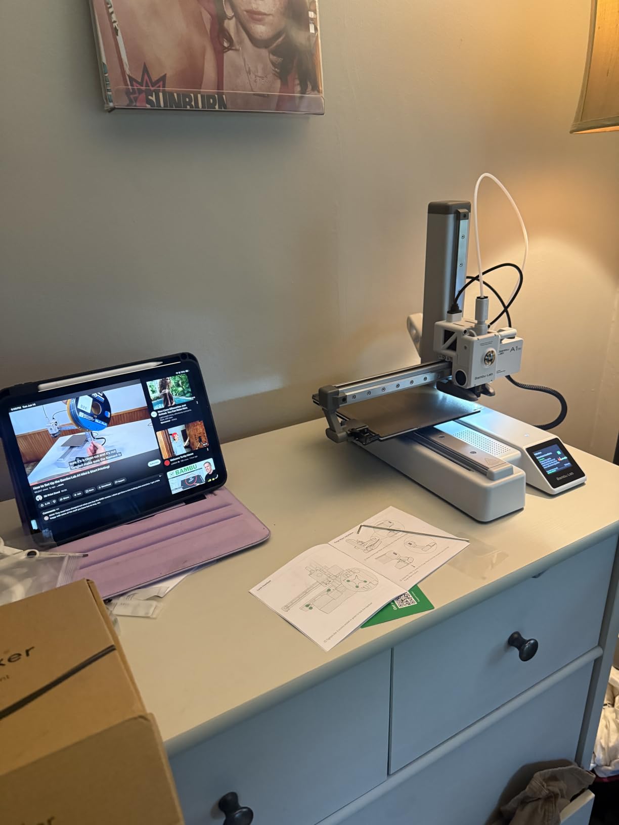 Bambu Lab A1 mini 3D Printer + LED Lamp Kit, Ready-to-Use for Beginners | Beginner-Friendly Ecosystem with MakerWorld Model Library, Full-Auto Calibration & Active Flow Rate Compensation customer photo 2