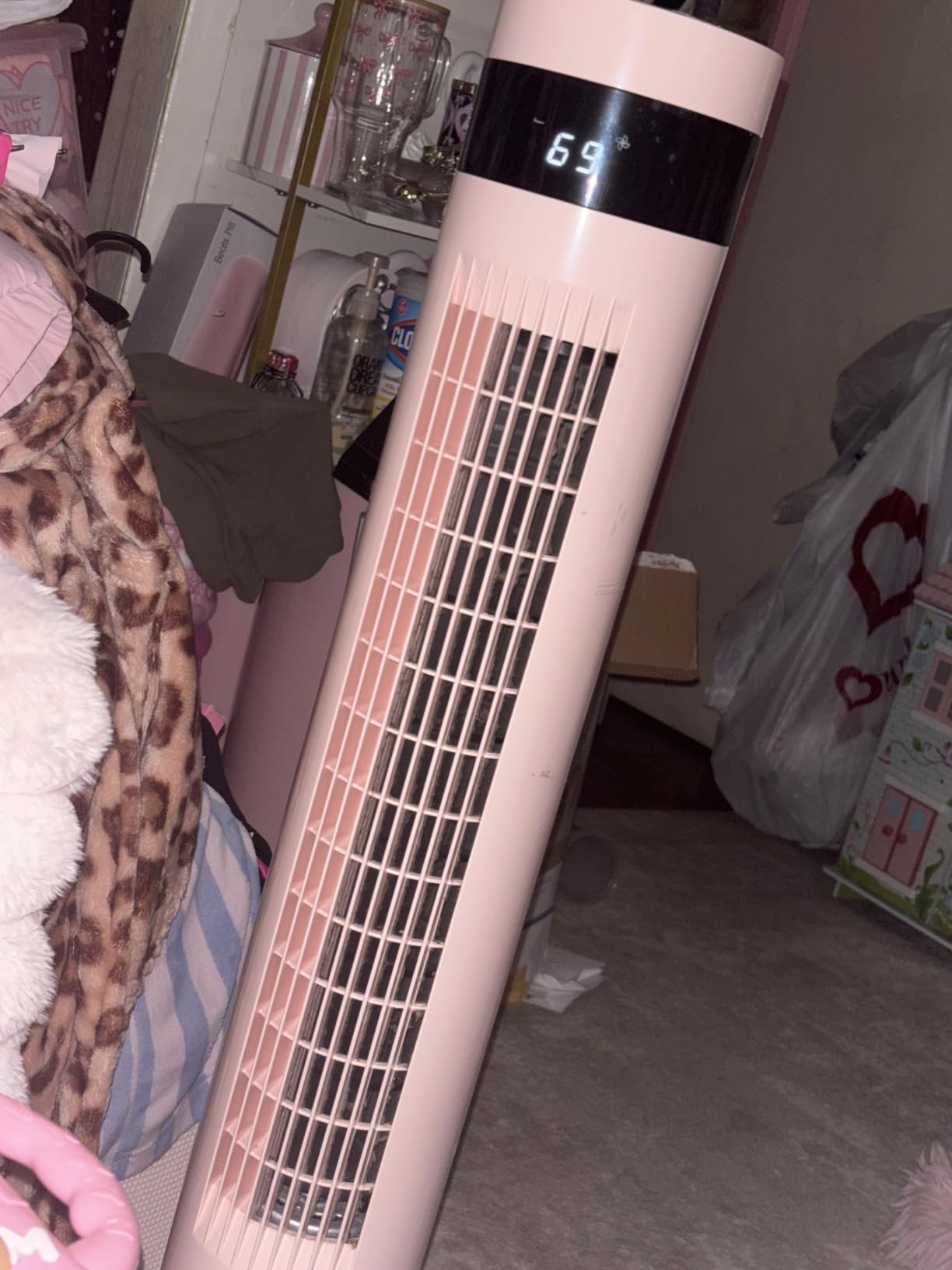 Antarctic Star Tower Fan, 42INCH, WHITE | 85°Oscillating, Quiet Cooling 12H Timer Remote Control Bladeless 3 Speeds Wind 3 Modes customer photo 2