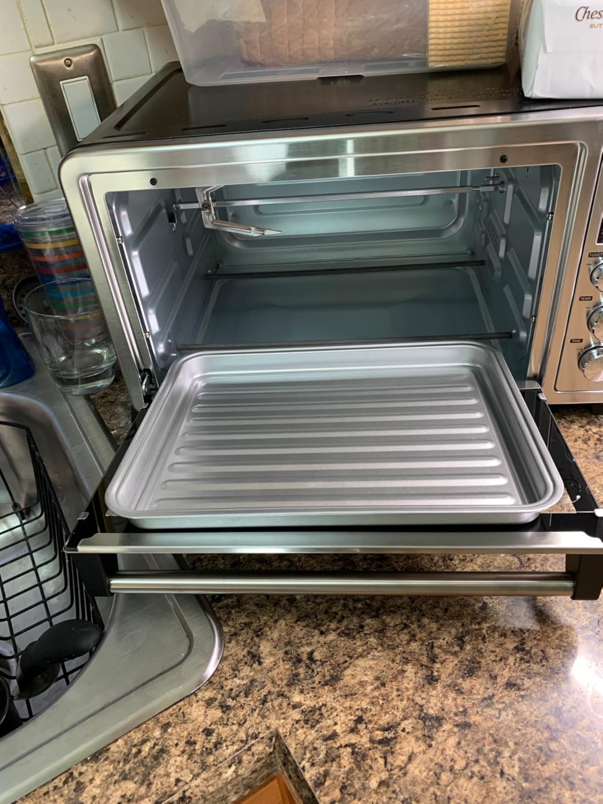 TOSHIBA ChefFry Air Fryer Toaster Oven Combo, 26.4-Quart, Stainless Steel customer photo 1