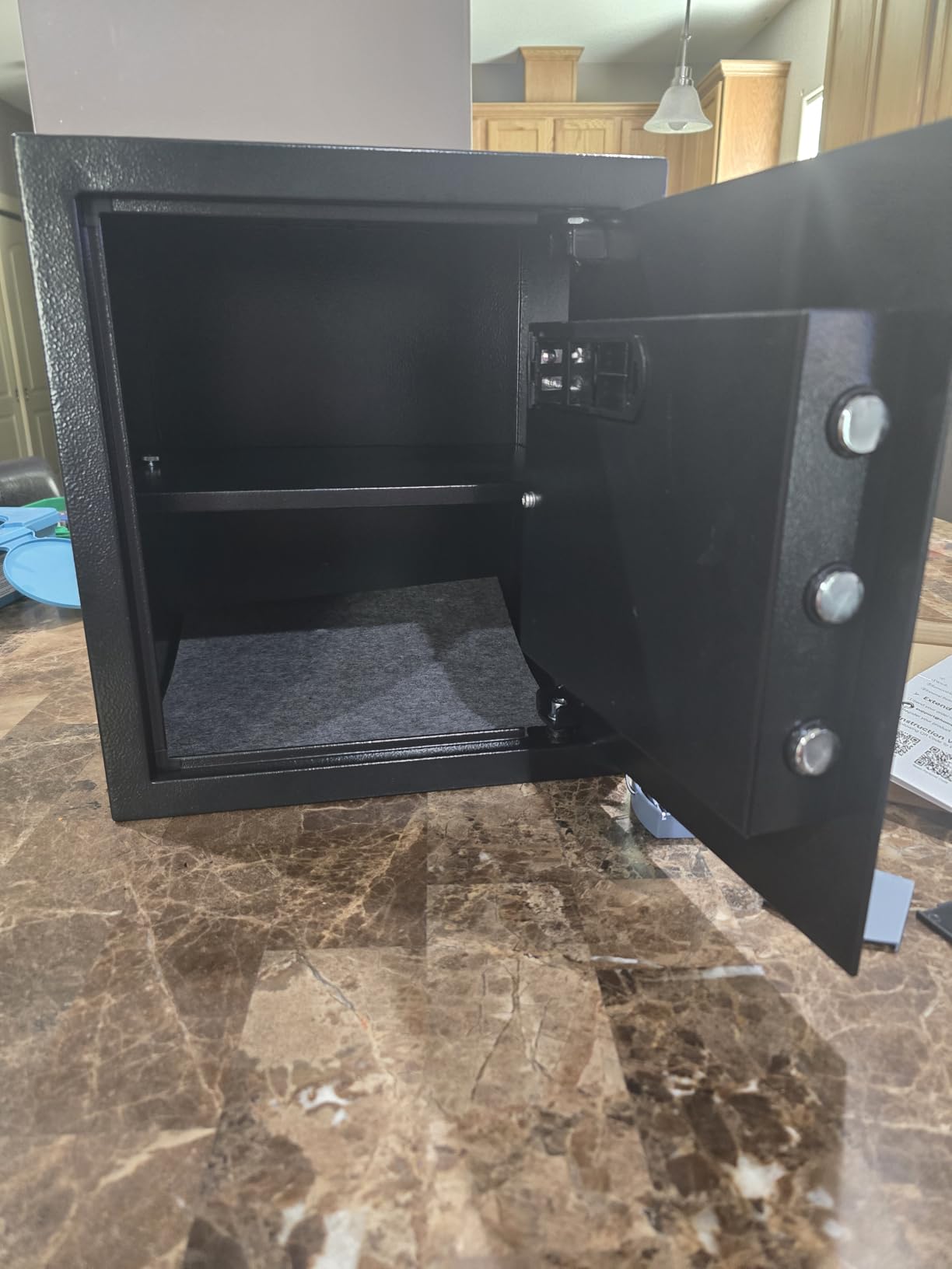 Upgraded 2026 Fireproof Safe for Home, 1700°F 35-Min Protection, 2.8 Cuft Waterproof Digital Home Safe with Smart Alarm, Bolt-Down Design customer photo 1