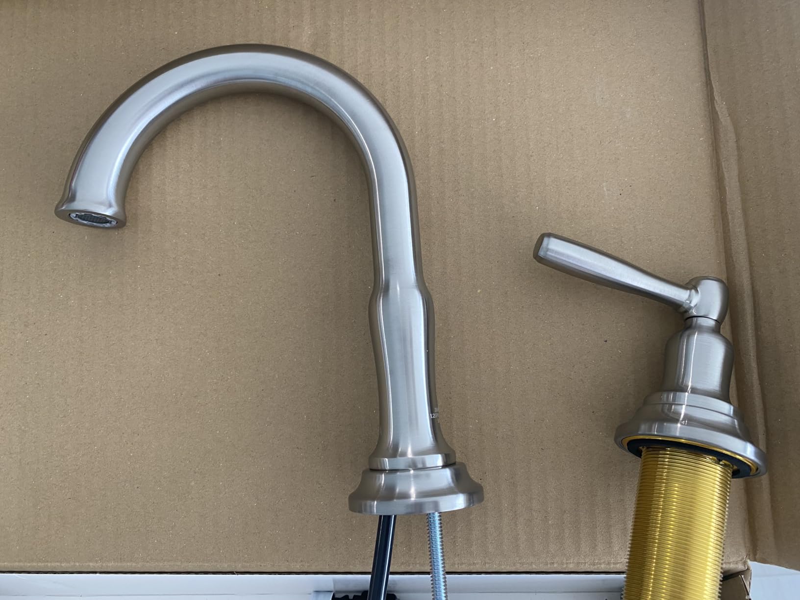 Delta Roe Brushed Nickel Bathroom Faucet 3 Hole, 8 Inch Widespread Bathroom Sink Faucet for Vanity, Push-Pop Drain Assembly, Stainless 35985LF-SS customer photo 1