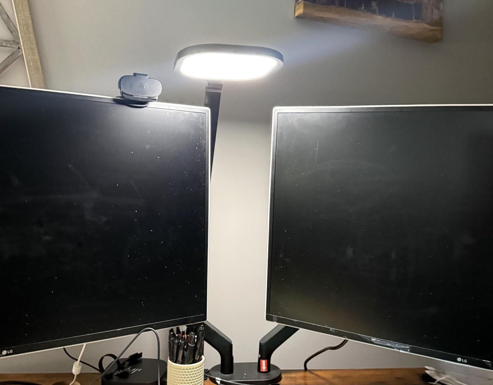 LitONES Remote LED Desk Lamp with Clamp, Metal Arm, CRI 97.8, 30 Modes customer photo 1