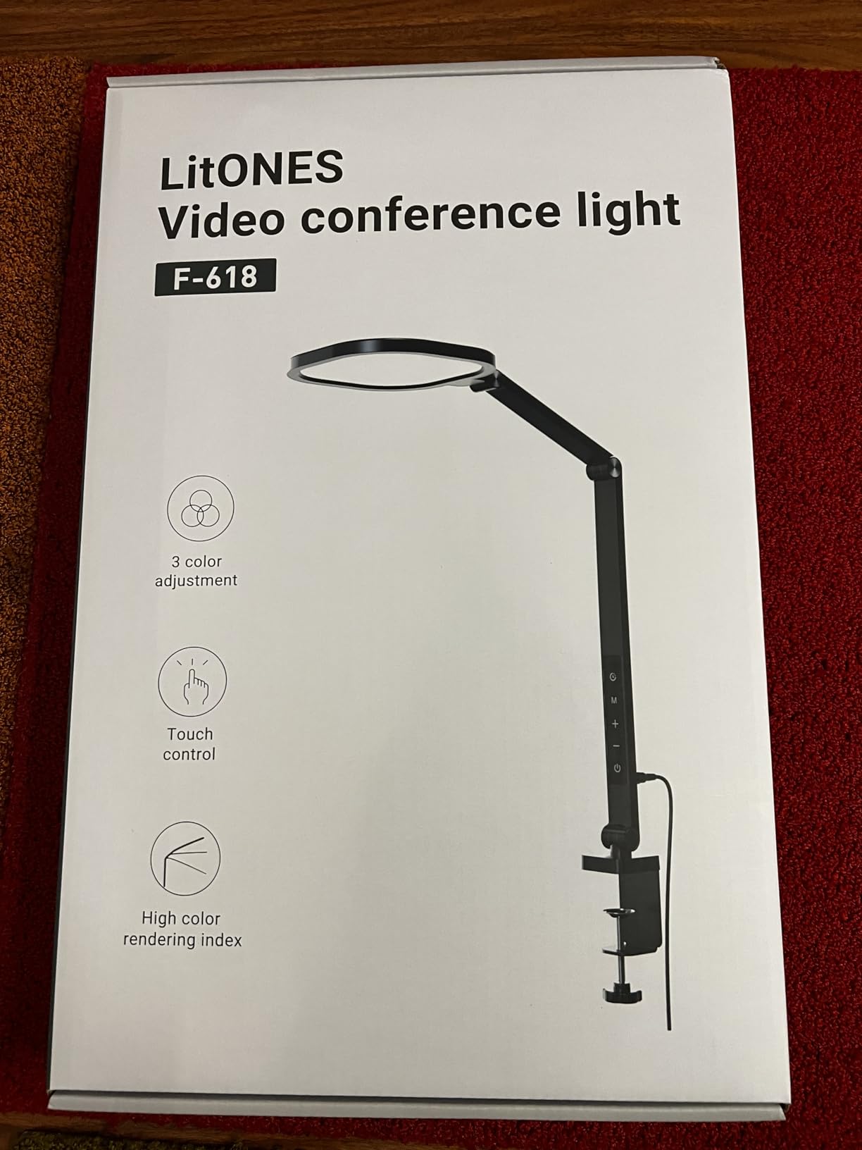 LitONES Remote LED Desk Lamp with Clamp, Metal Arm, CRI 97.8, 30 Modes customer photo 2