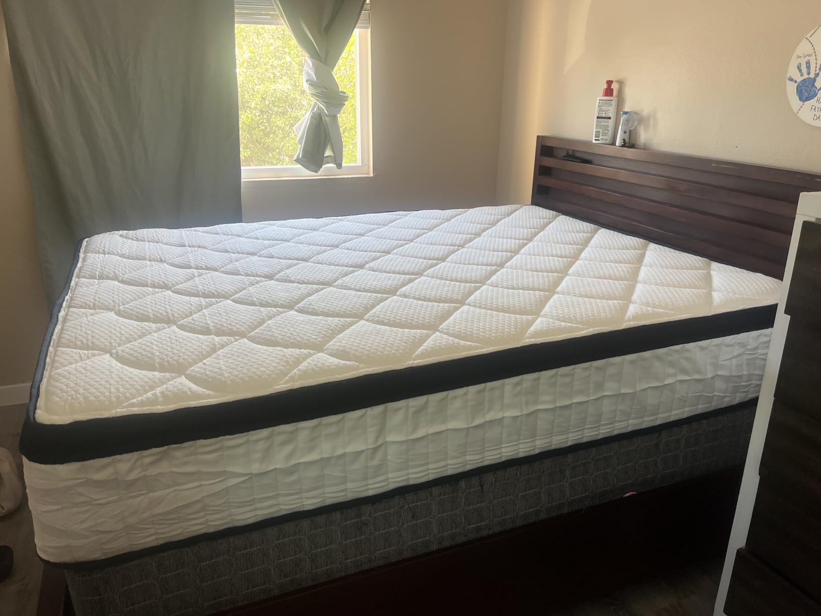 Mattress Queen Size, 12 Inch Hybrid Queen Mattress in a Box, Medium Firm | Queen Size Mattress with Cooling Gel Memory Foam & Pocket Springs, Pressure Relief, Motion Isolation, Edge Support, Pillow Top customer photo 2