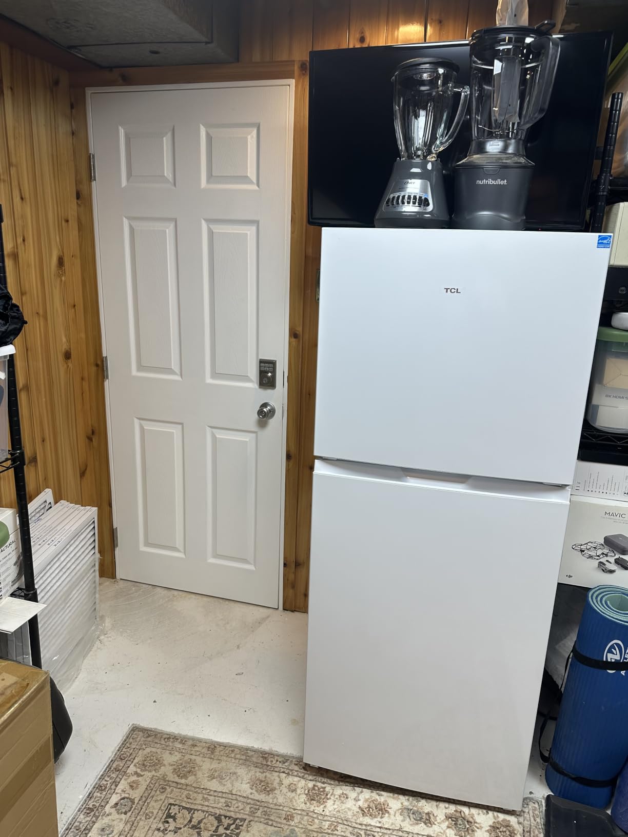 TCL 11.6 Cu. Ft. Counter-Depth Refrigerator with Freezer, Silver | Frost Free, Energy Efficient customer photo 1