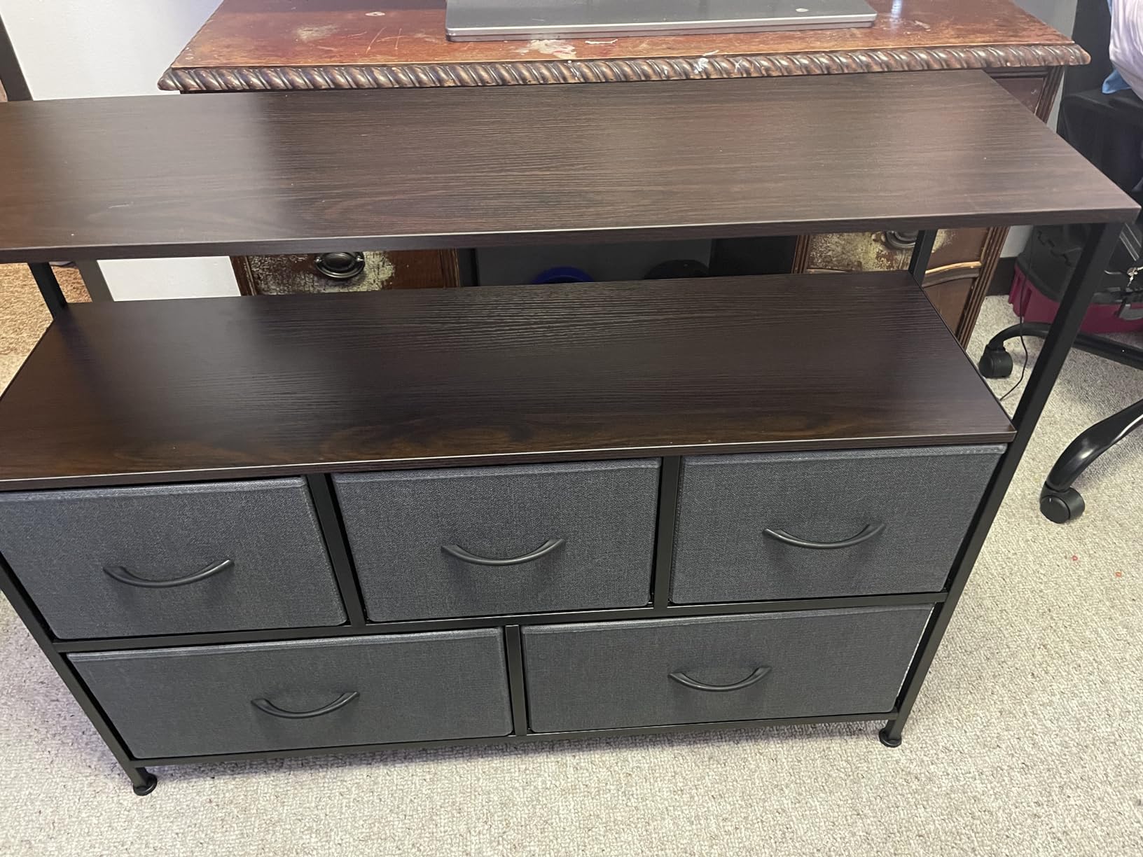 WLIVE 6 Drawer Dresser for Bedroom, 59