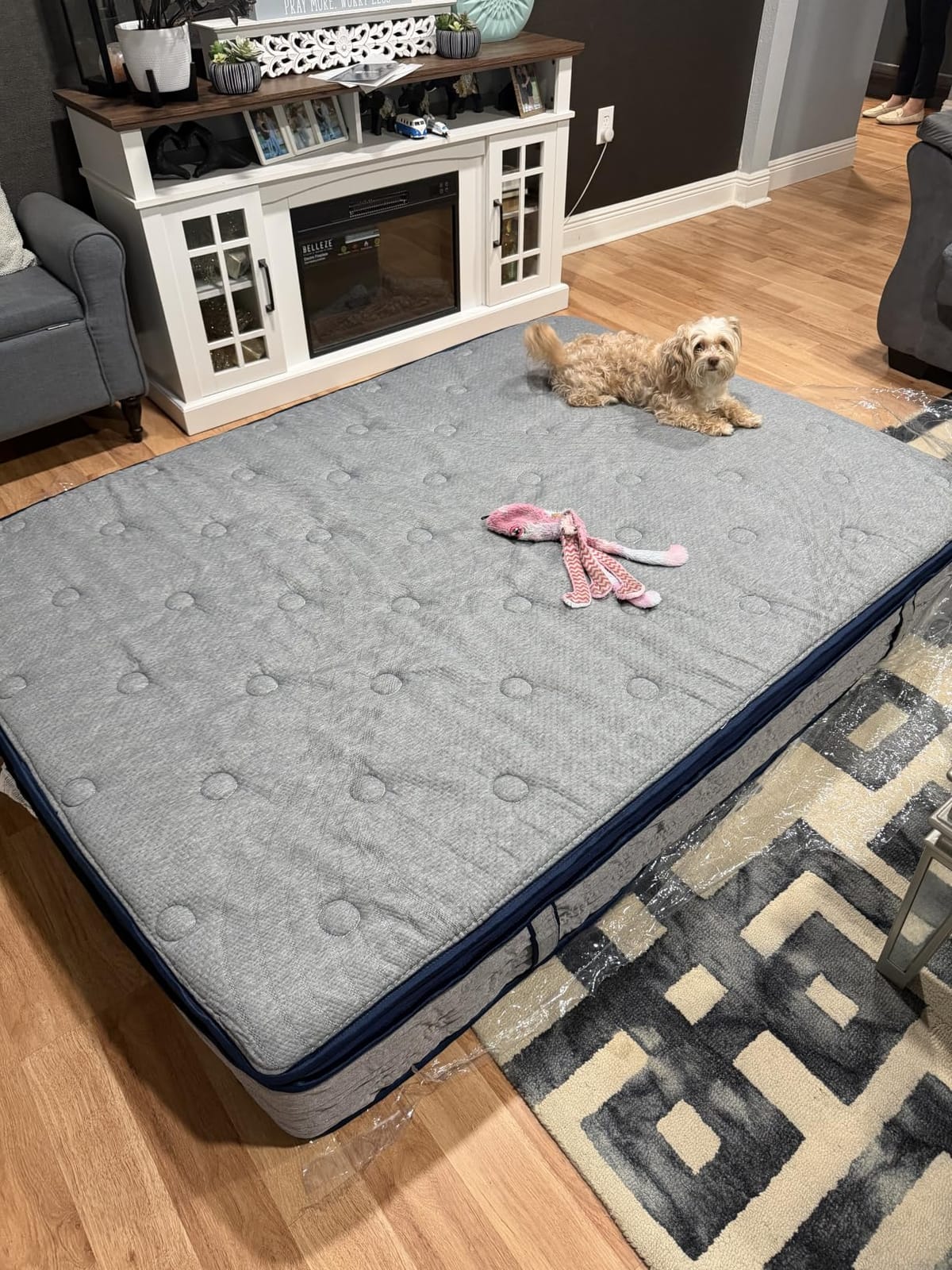 Avenco Queen Mattress 12 Inch, Luxury Hotel-Level Cooling Hybrid Mattress with Dual NanoGEL Memory Foam, SmartS Coil for Motion Isolation & Extra Back Support, Pressure Relief, CertiPUR-US Certified customer photo 1