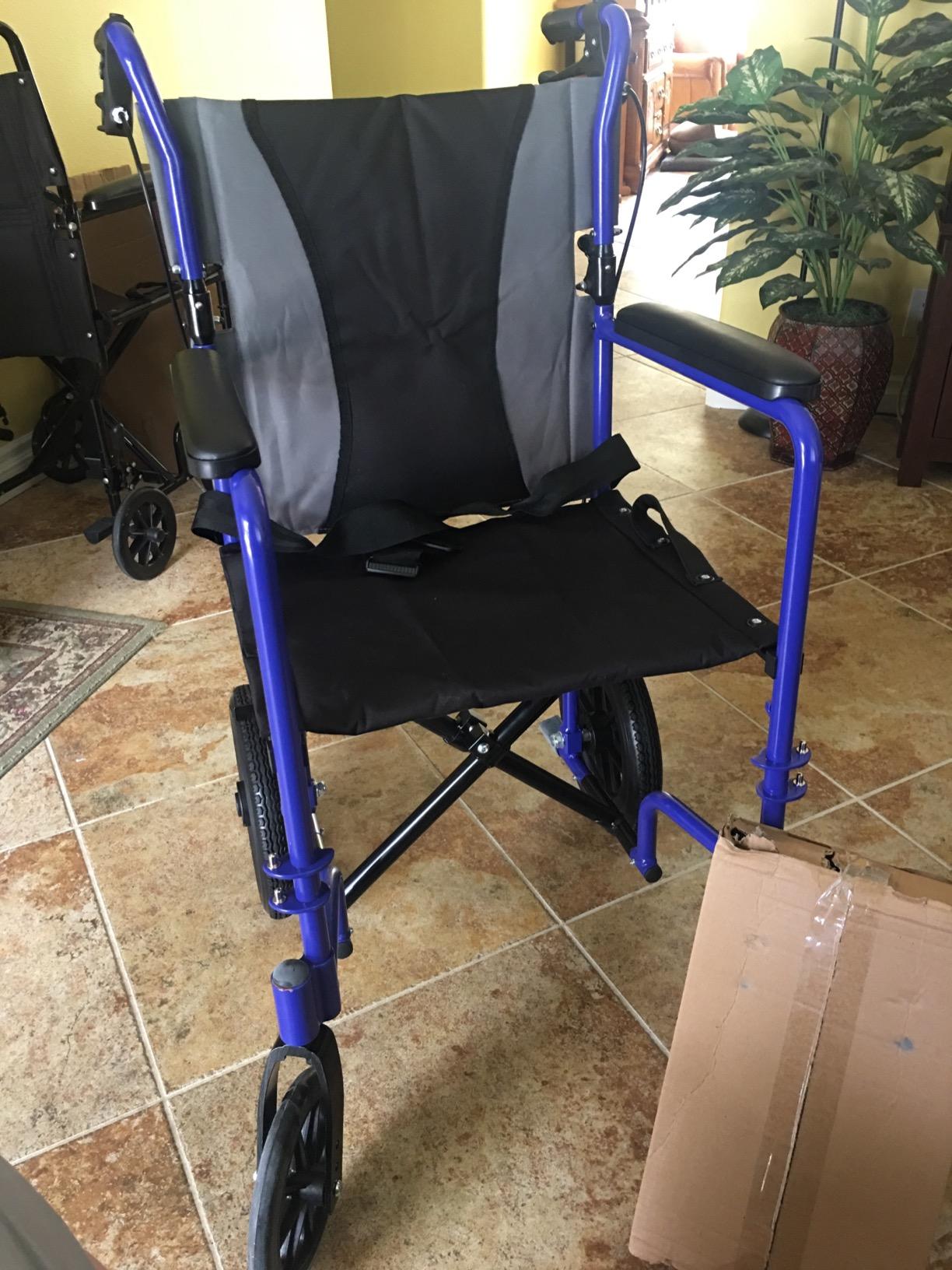 Vive Ultra Lightweight Electric Wheelchair for Adults - Foldable Power Wheel Chair - Collapsible, Folding, Ultralight, Motorized, Light Weight Travel Senior Folding Mobility Aid - Weighs Just 39 customer photo 1