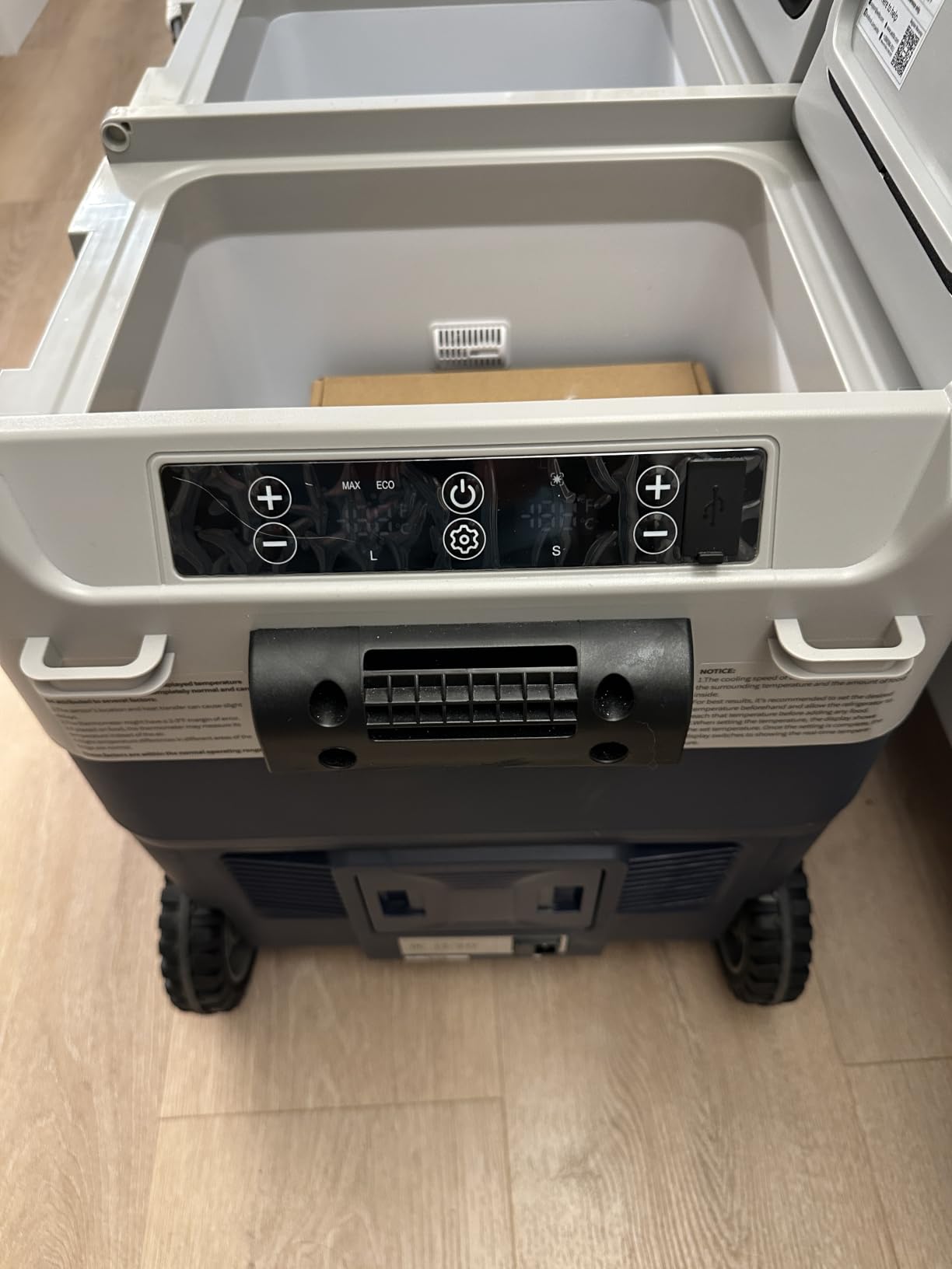 Aeitto 12V Car Refrigerator 32QT(30L) Dual Zone Car Fridge Freezer Cooler | Electric Cooler -4℉-68℉ Dual Temp Control Cooling Freezing 12/24V DC & 100-240V AC Portable Freezer Travel/Camping/RV/Road customer photo 1