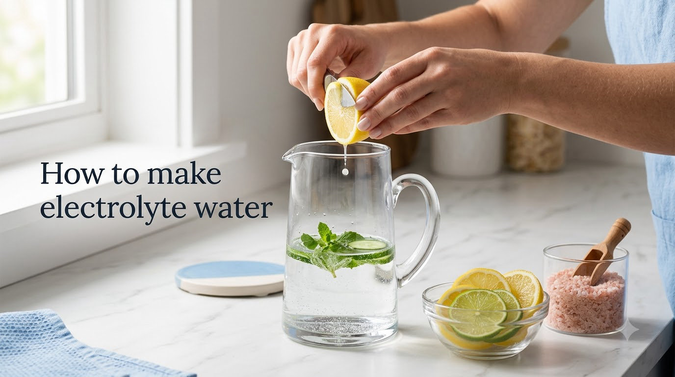 How to make electrolyte water
