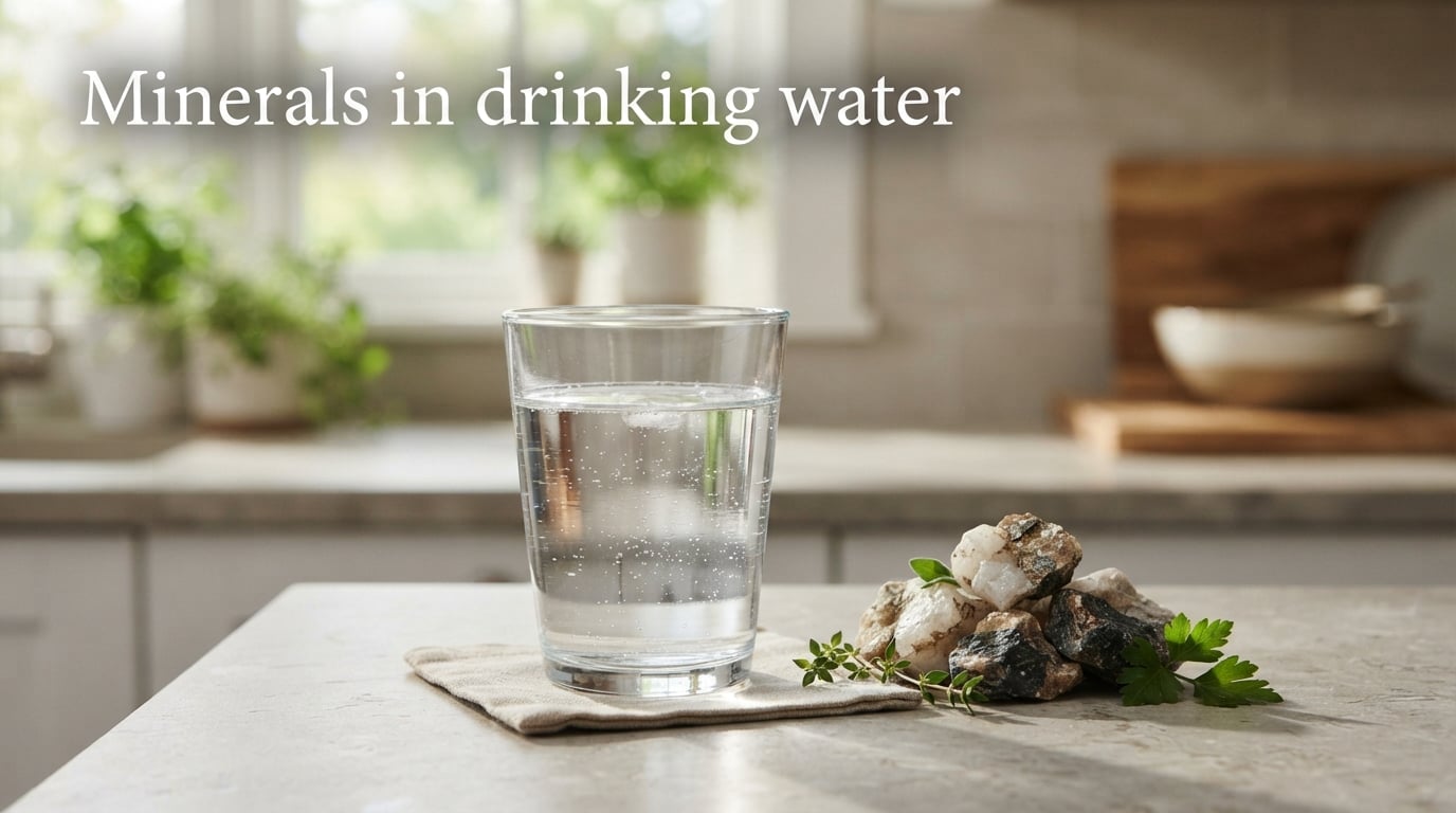Minerals in drinking water