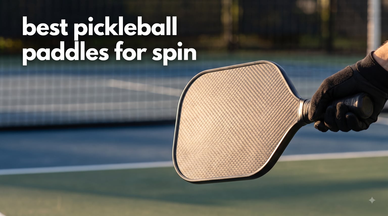 best pickleball paddles for spin
