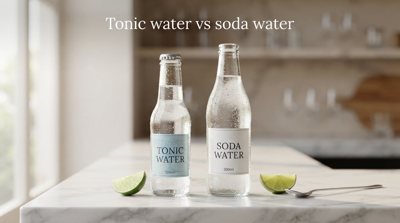 Tonic water vs soda water