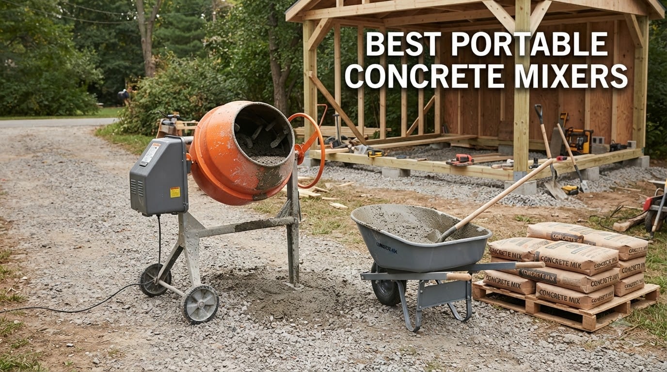 best portable concrete mixers