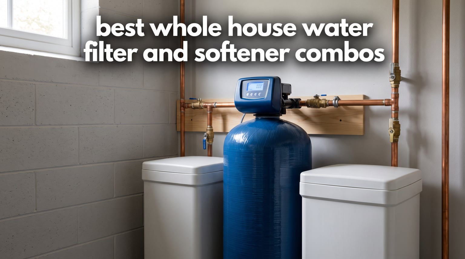 best whole house water filter and softener combos
