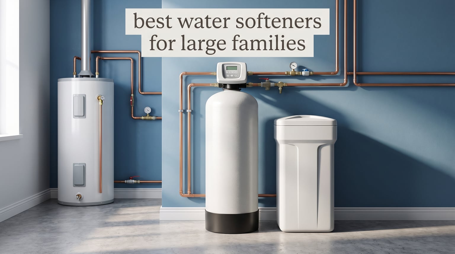 best water softeners for large families