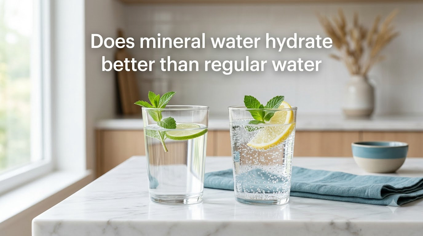 Does mineral water hydrate better than regular water