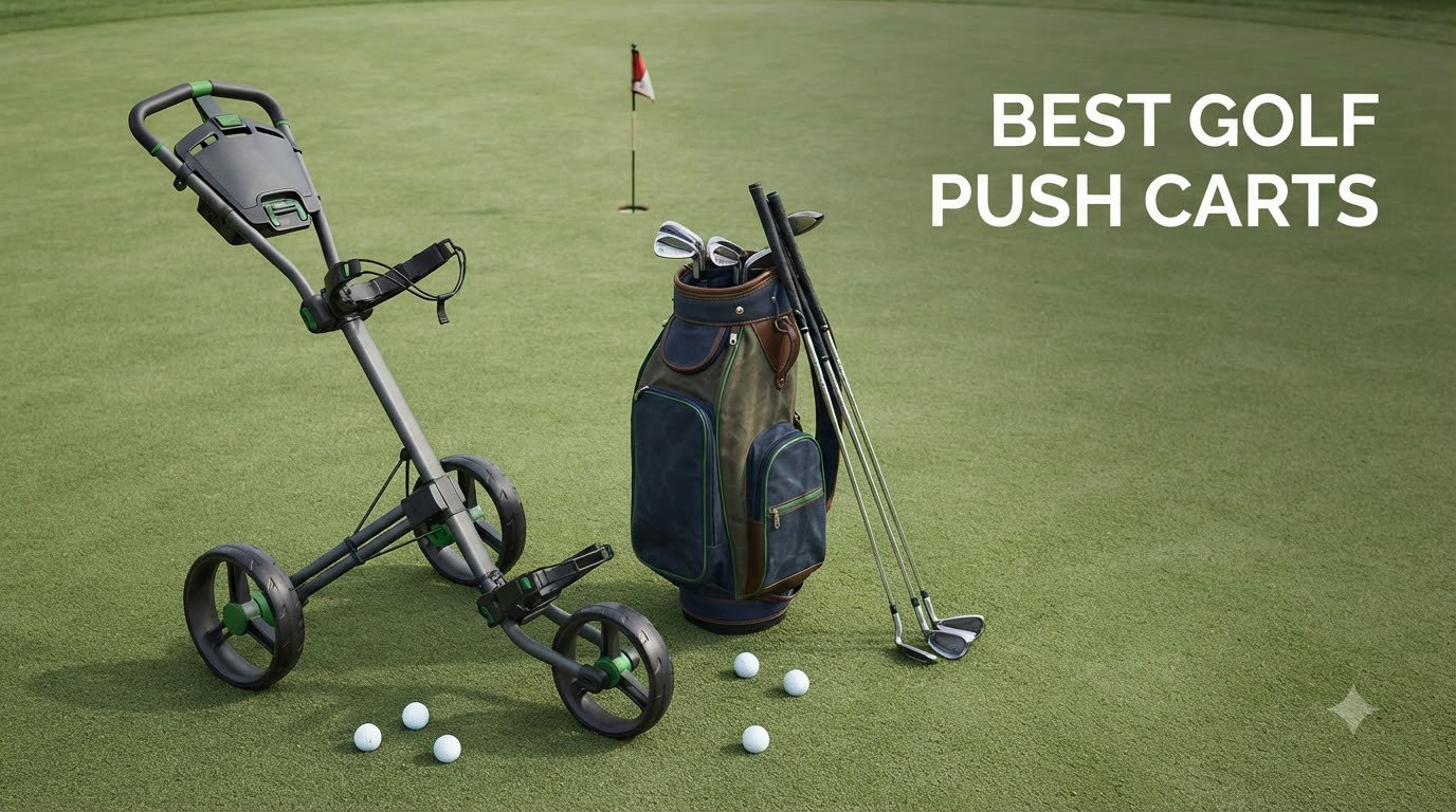 best golf push carts