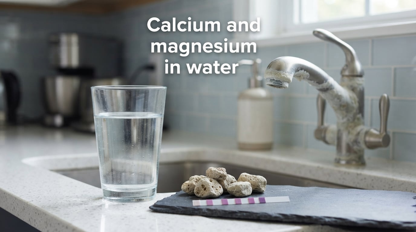 Calcium and magnesium in water