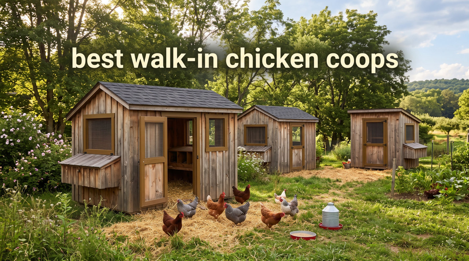 best walk-in chicken coops