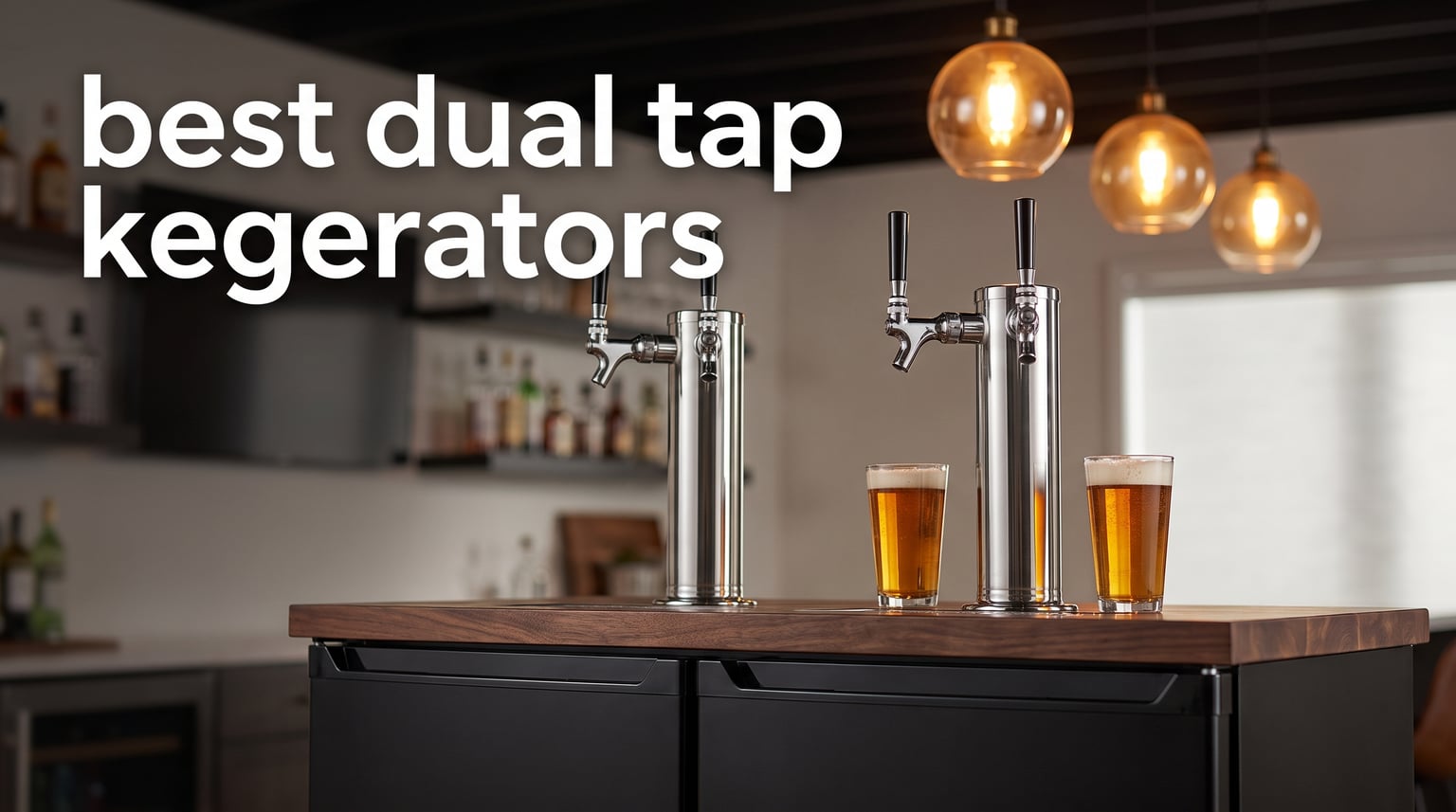 best dual tap kegerators