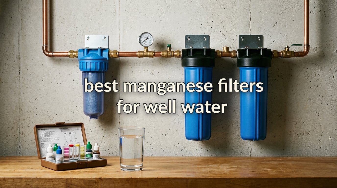 best manganese filters for well water