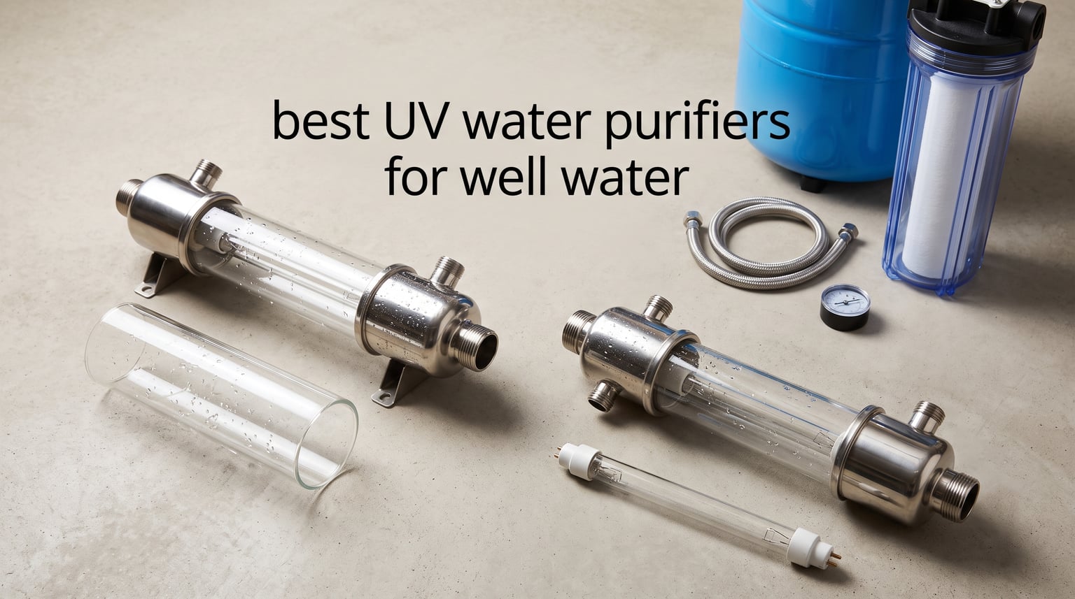 best UV water purifiers for well water