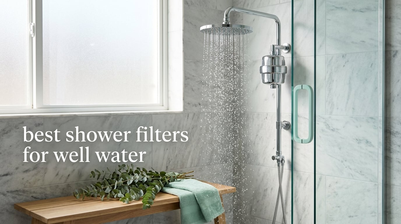 best shower filters for well water