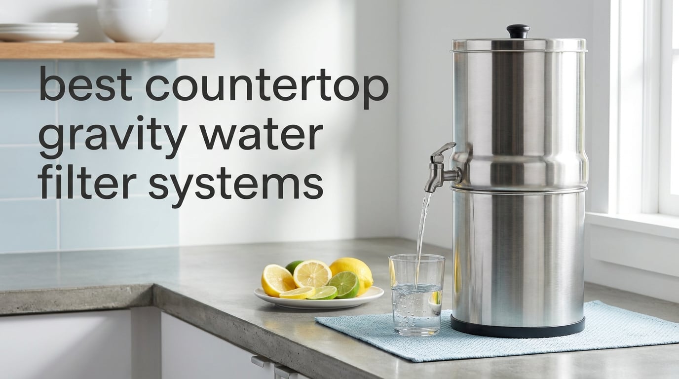 best countertop gravity water filter systems