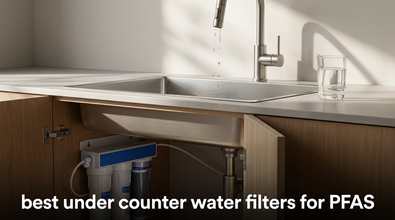 best under counter water filters for PFAS