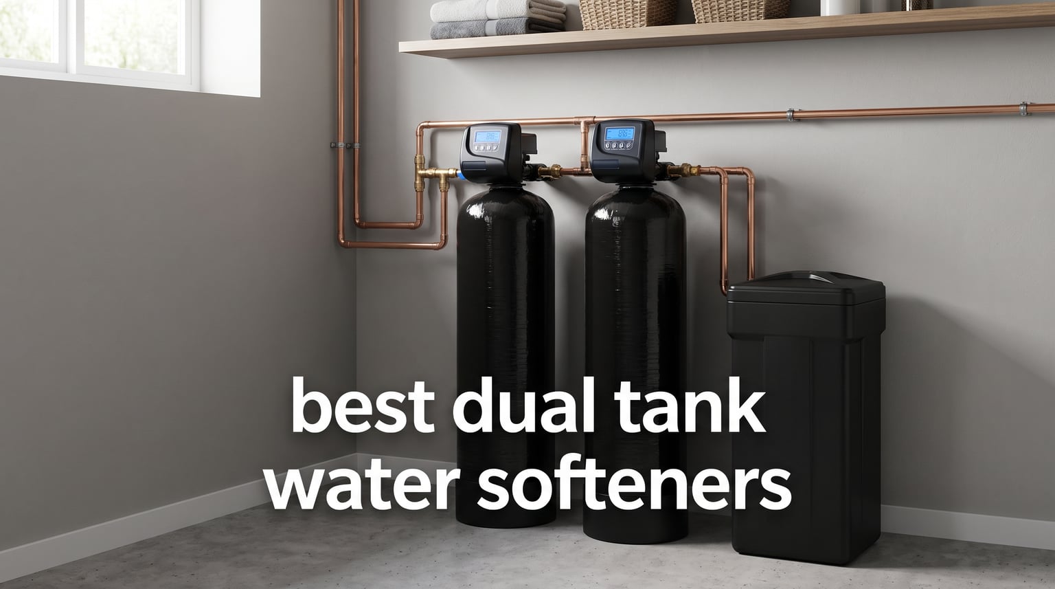 best dual tank water softeners