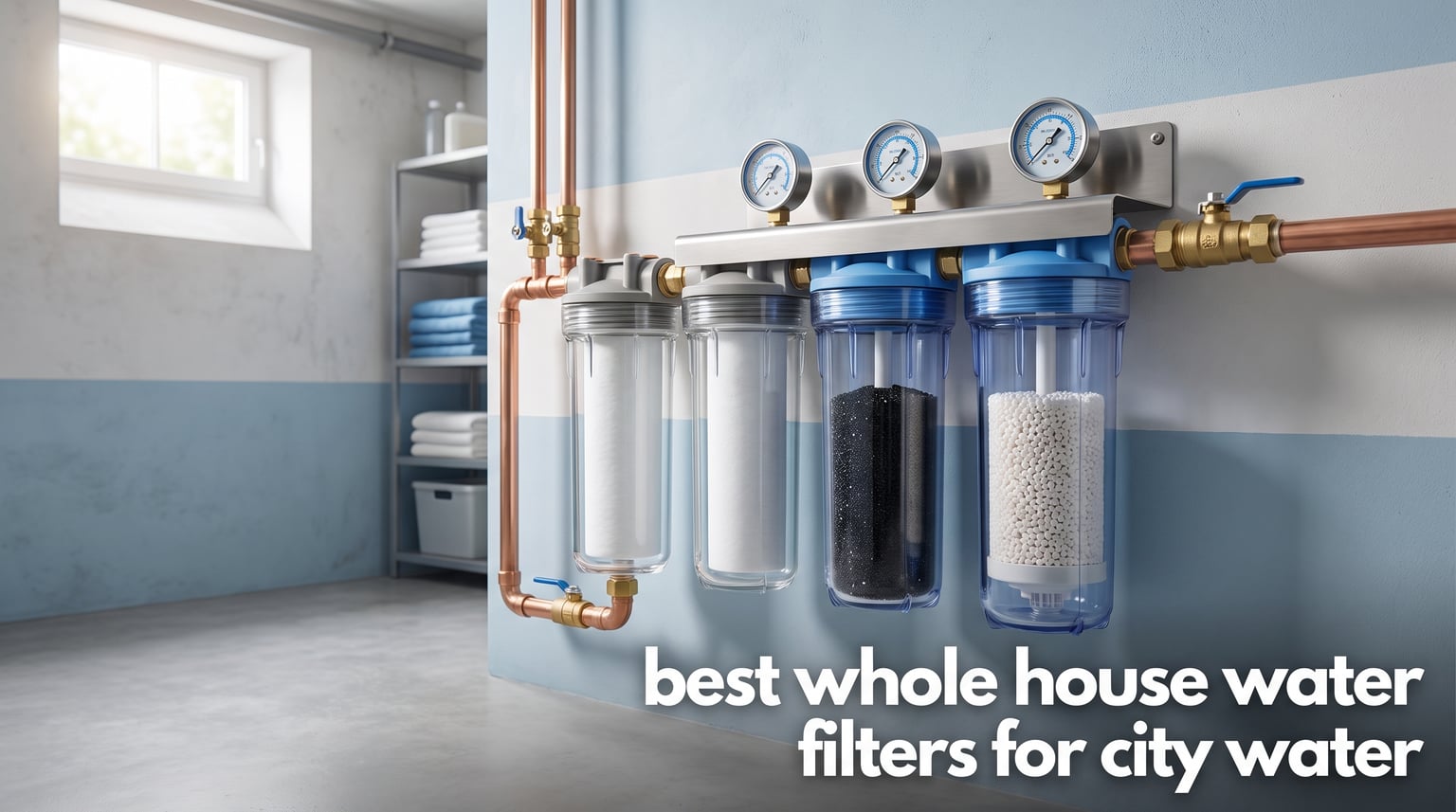 best whole house water filters for city water