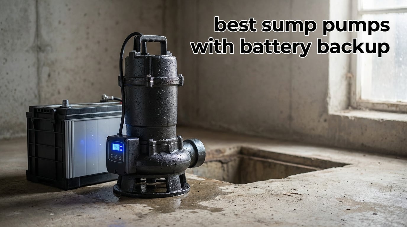 best sump pumps with battery backup