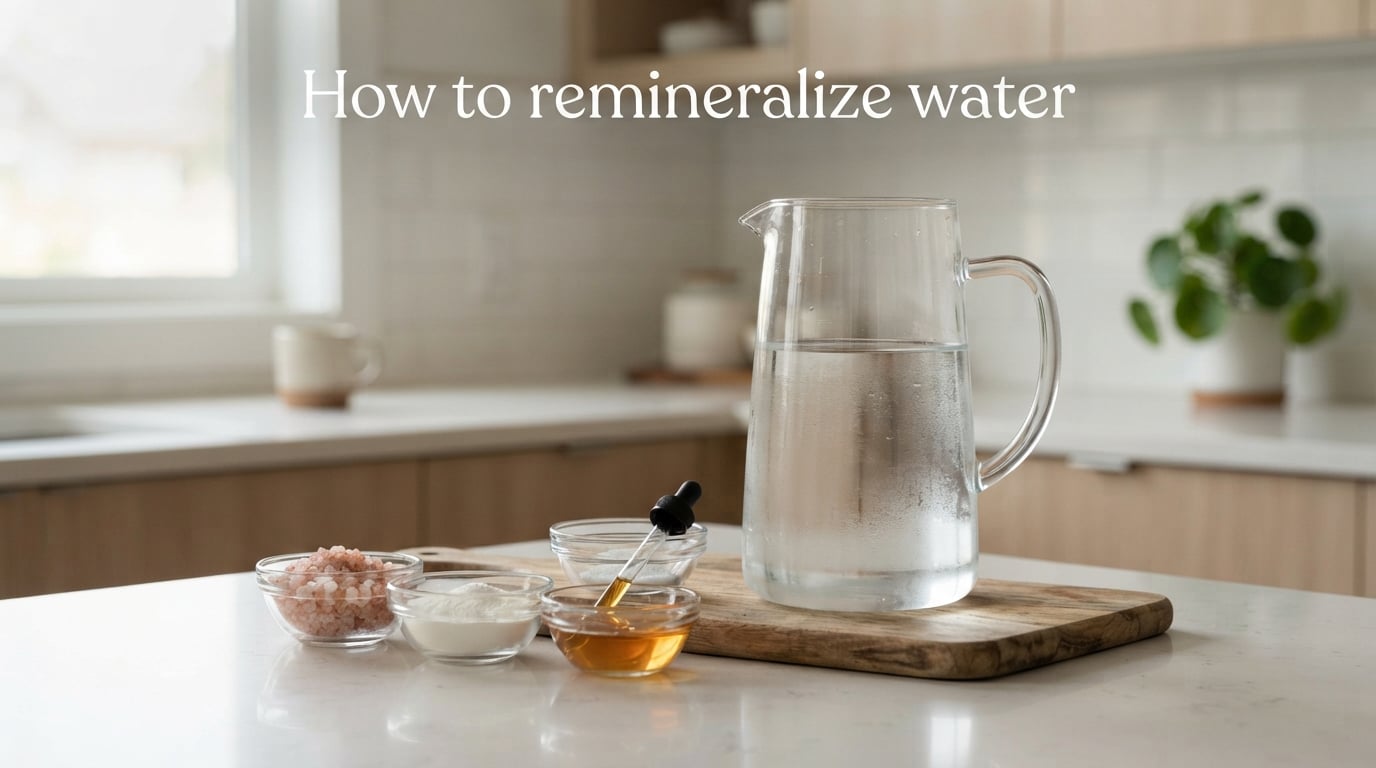 How to remineralize water