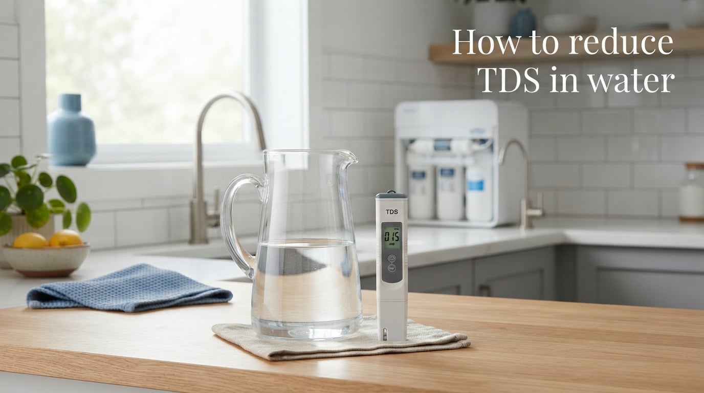 How to reduce TDS in water