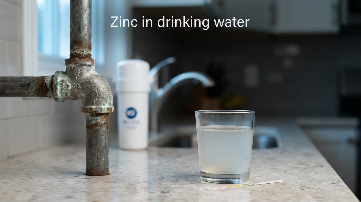Zinc in drinking water
