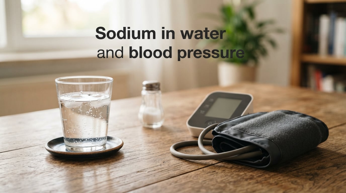 Sodium in water and blood pressure