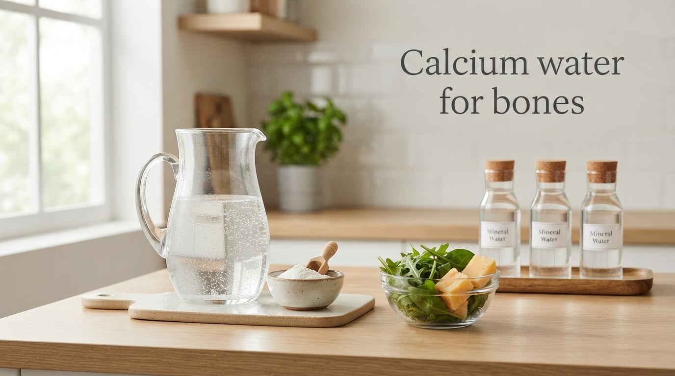Calcium water for bones