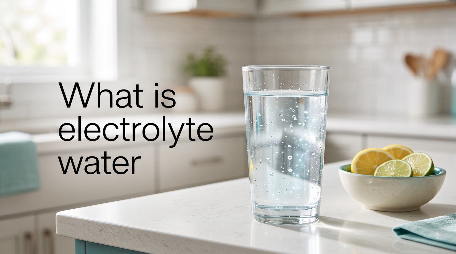What is electrolyte water
