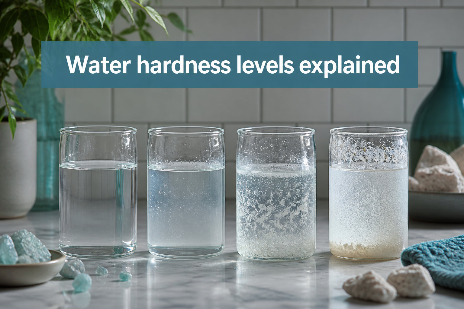 Water hardness levels explained