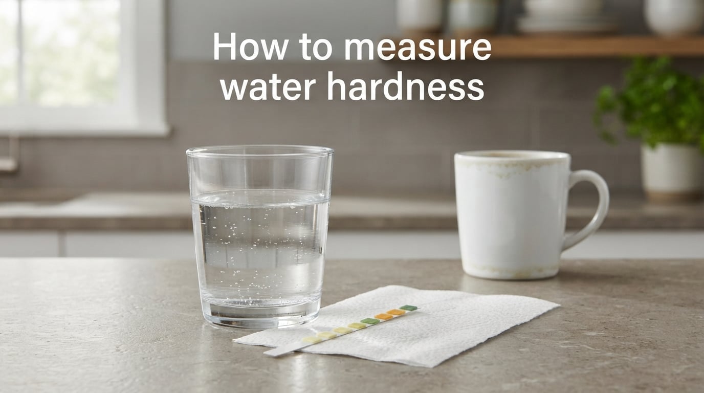 How to measure water hardness