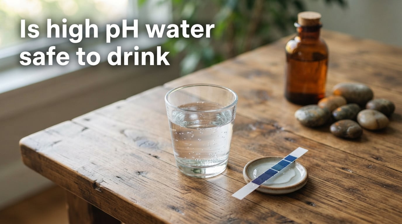 Is high pH water safe to drink