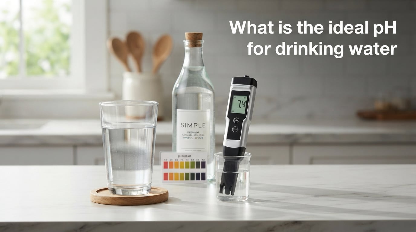 What is the ideal pH for drinking water