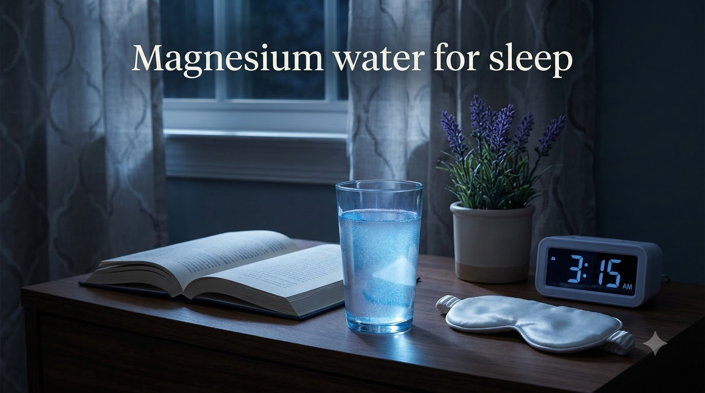 Magnesium water for sleep