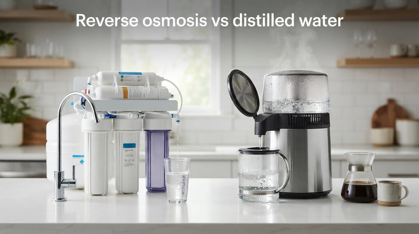 Reverse osmosis vs distilled water