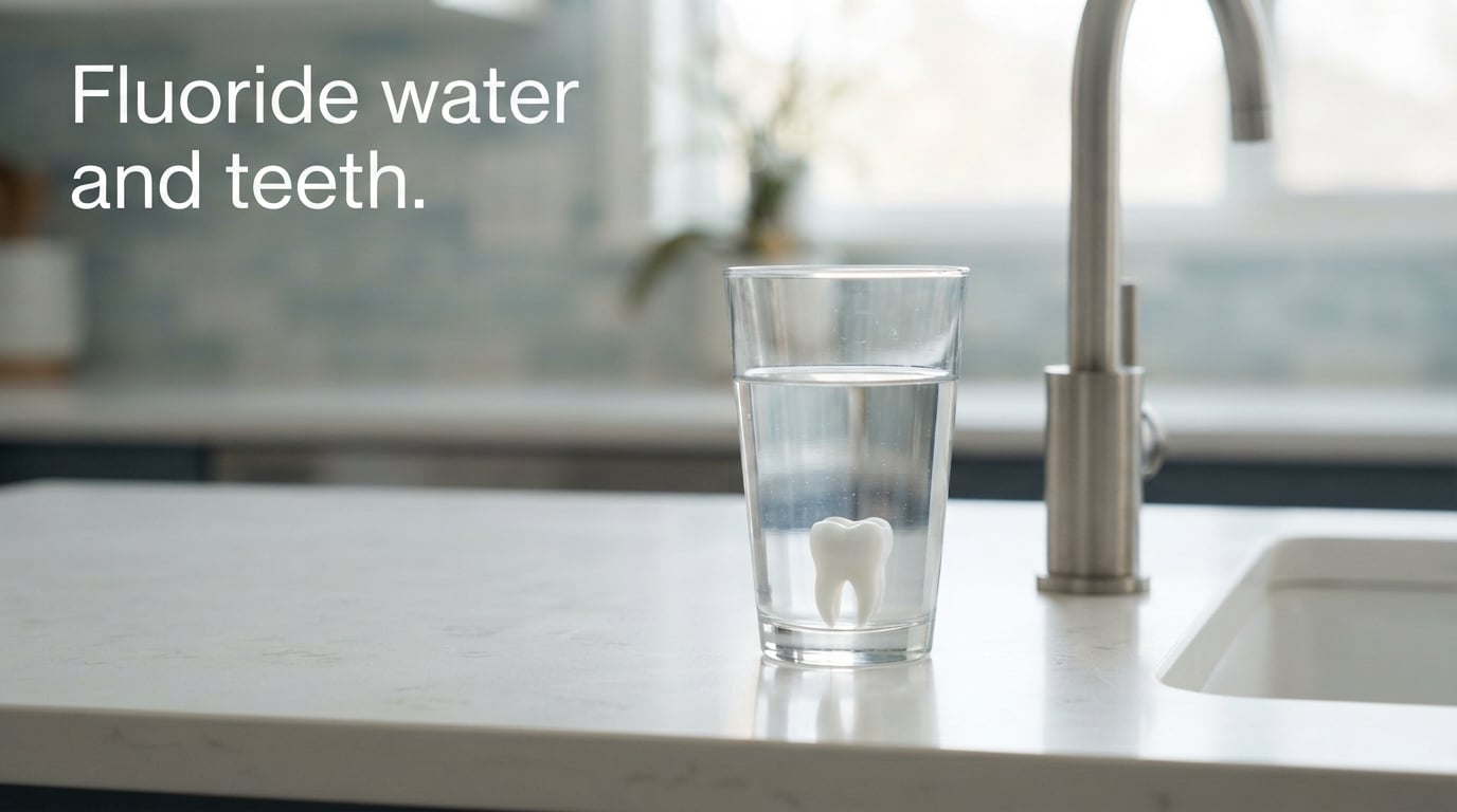 Fluoride water and teeth