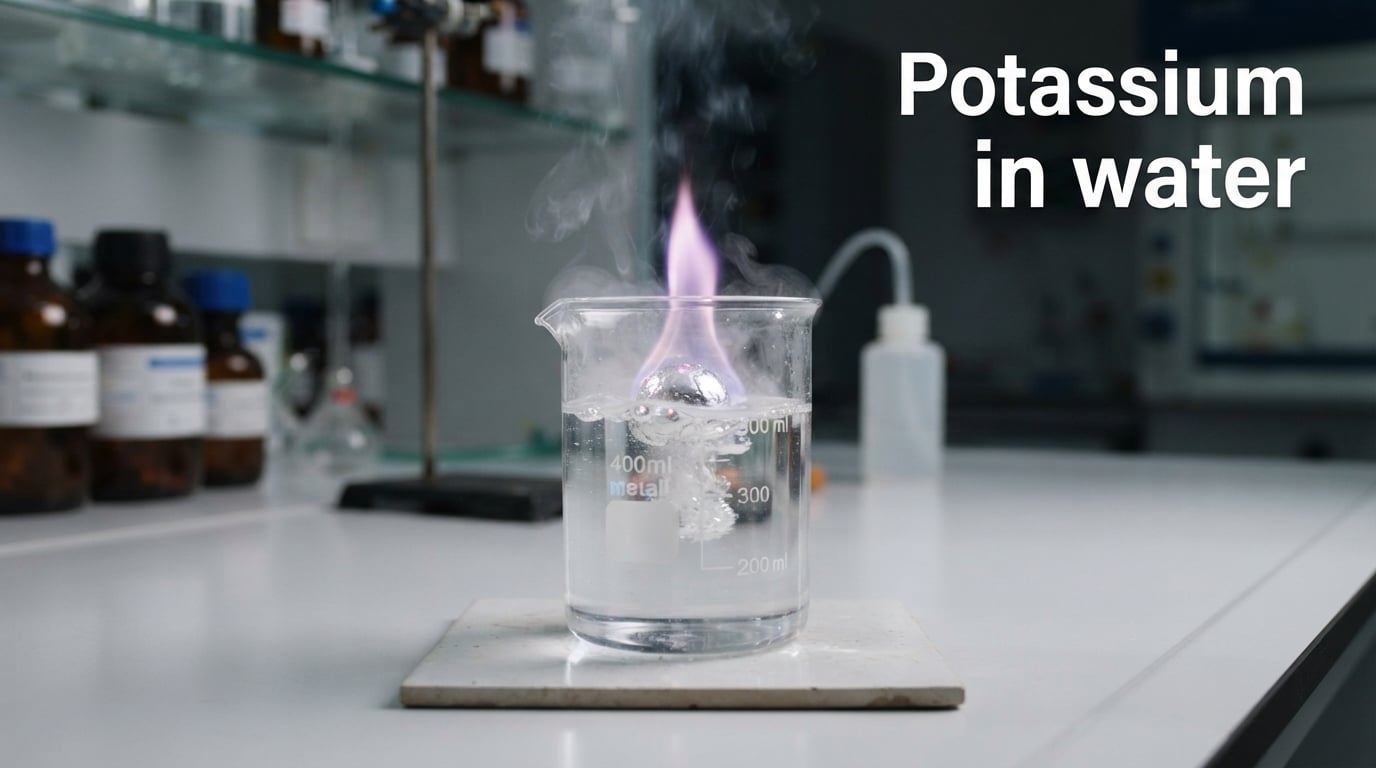 Potassium in water