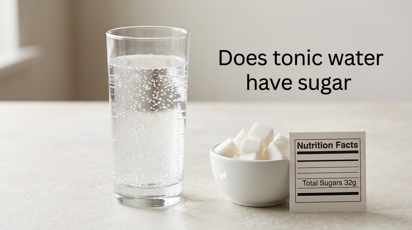 Does tonic water have sugar