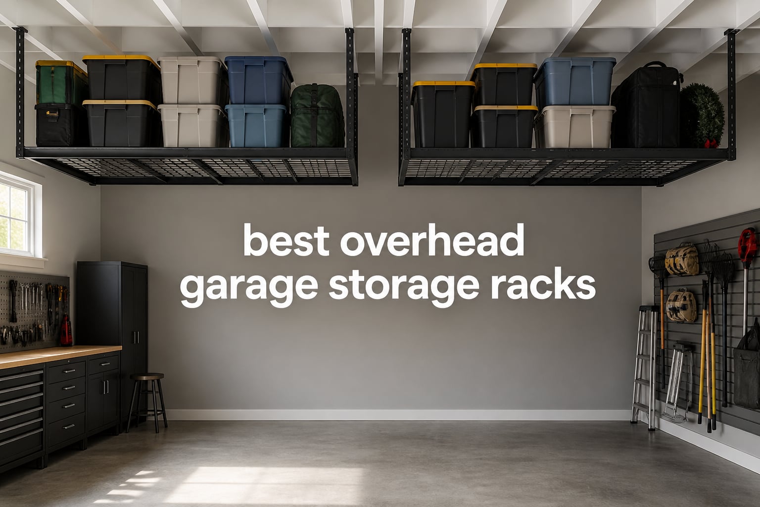 best overhead garage storage racks