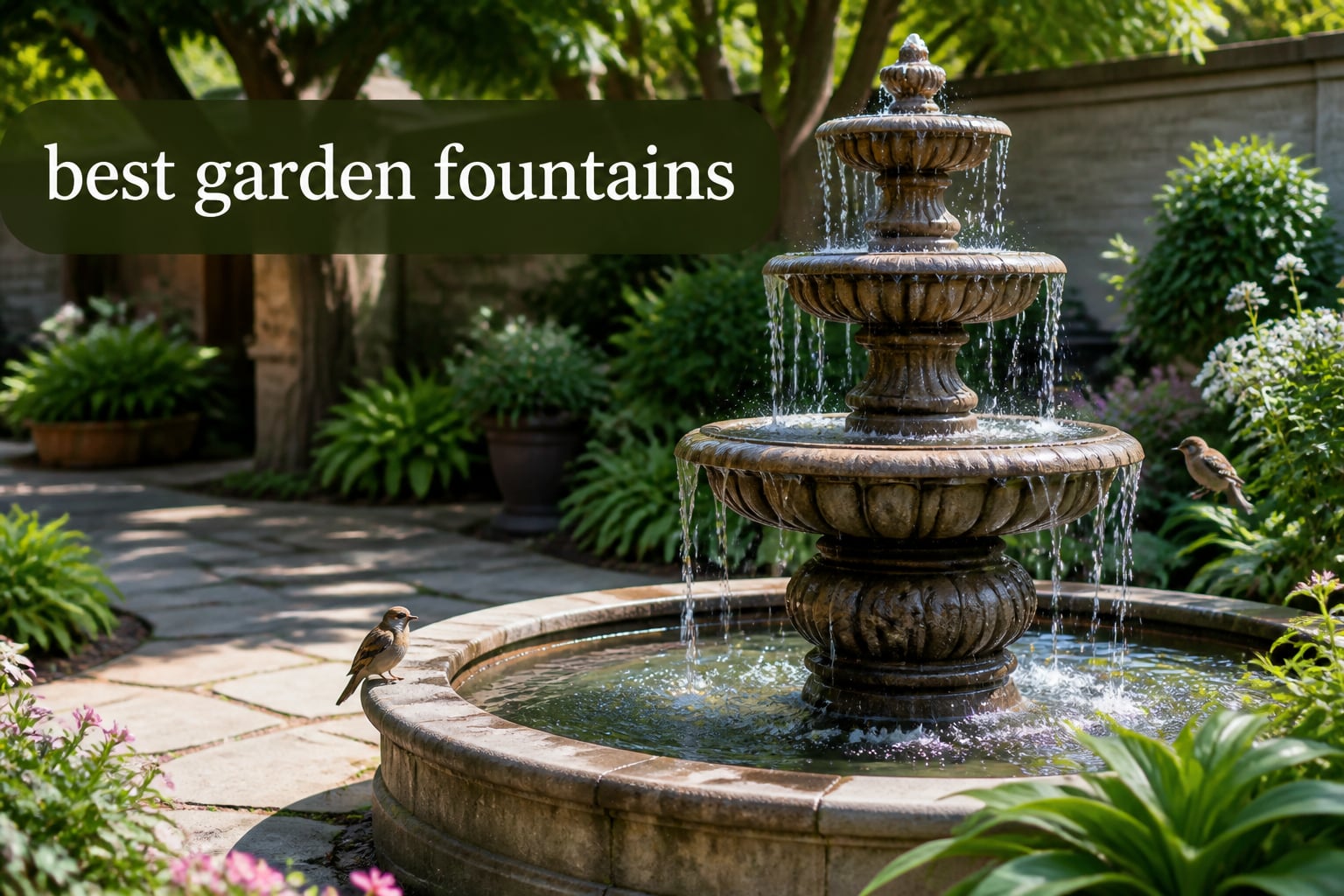 best garden fountains